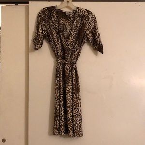 Leopard dress.